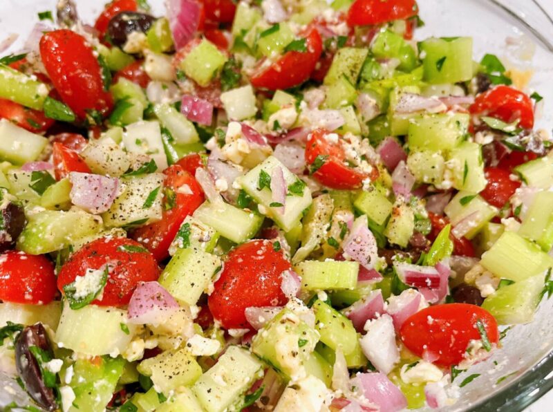 Mediterranean Celery Salad Salad Recipes Butter Be Tasty