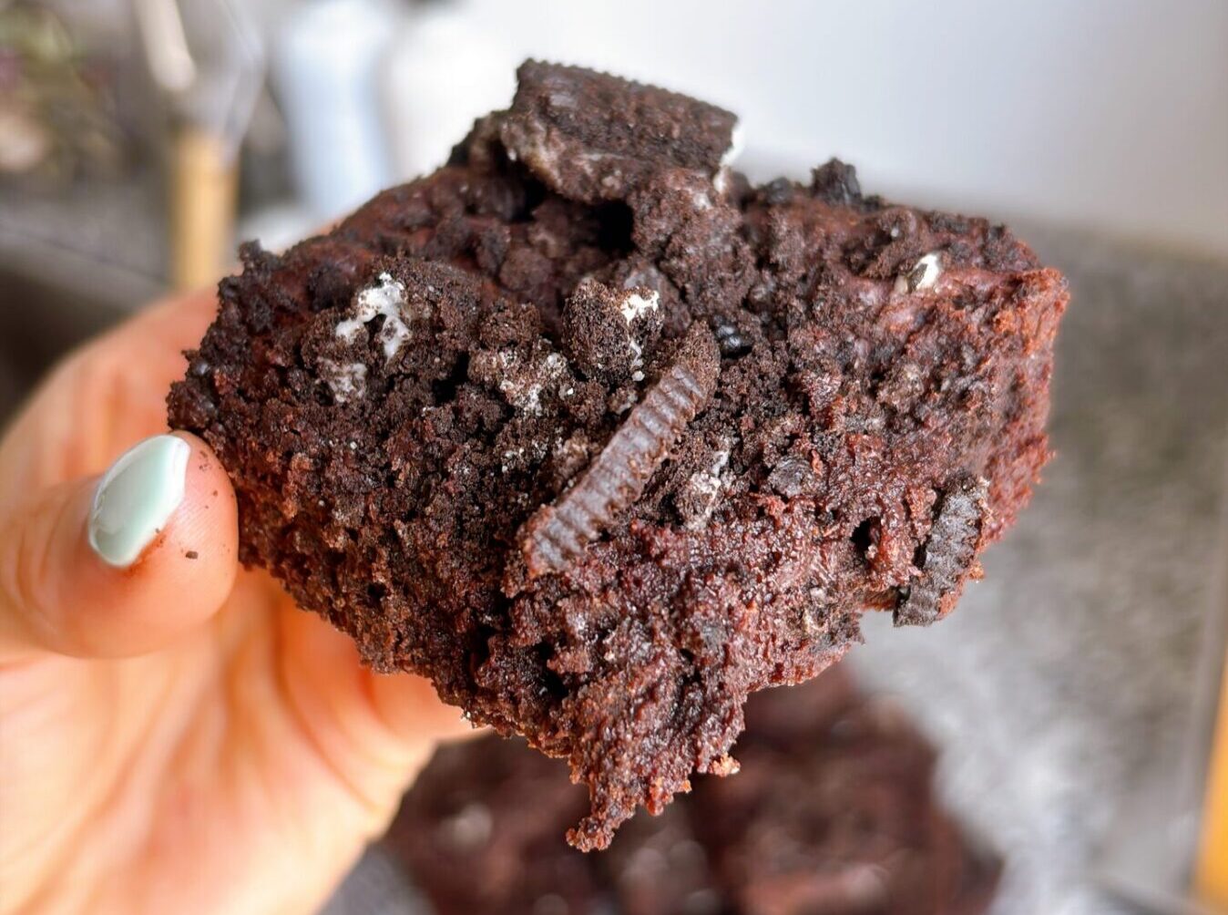 Fudgy Oreo Brownies