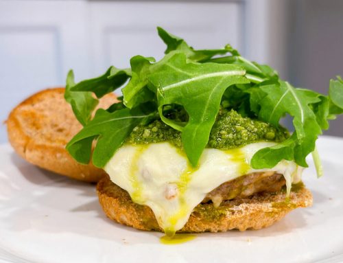 Grilled Pesto Turkey Burgers