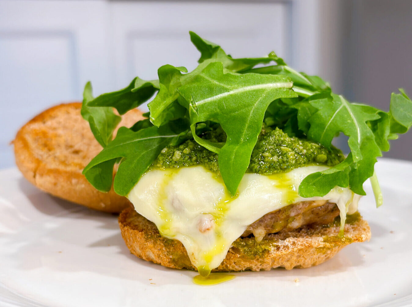 Grilled Pesto Turkey Burgers