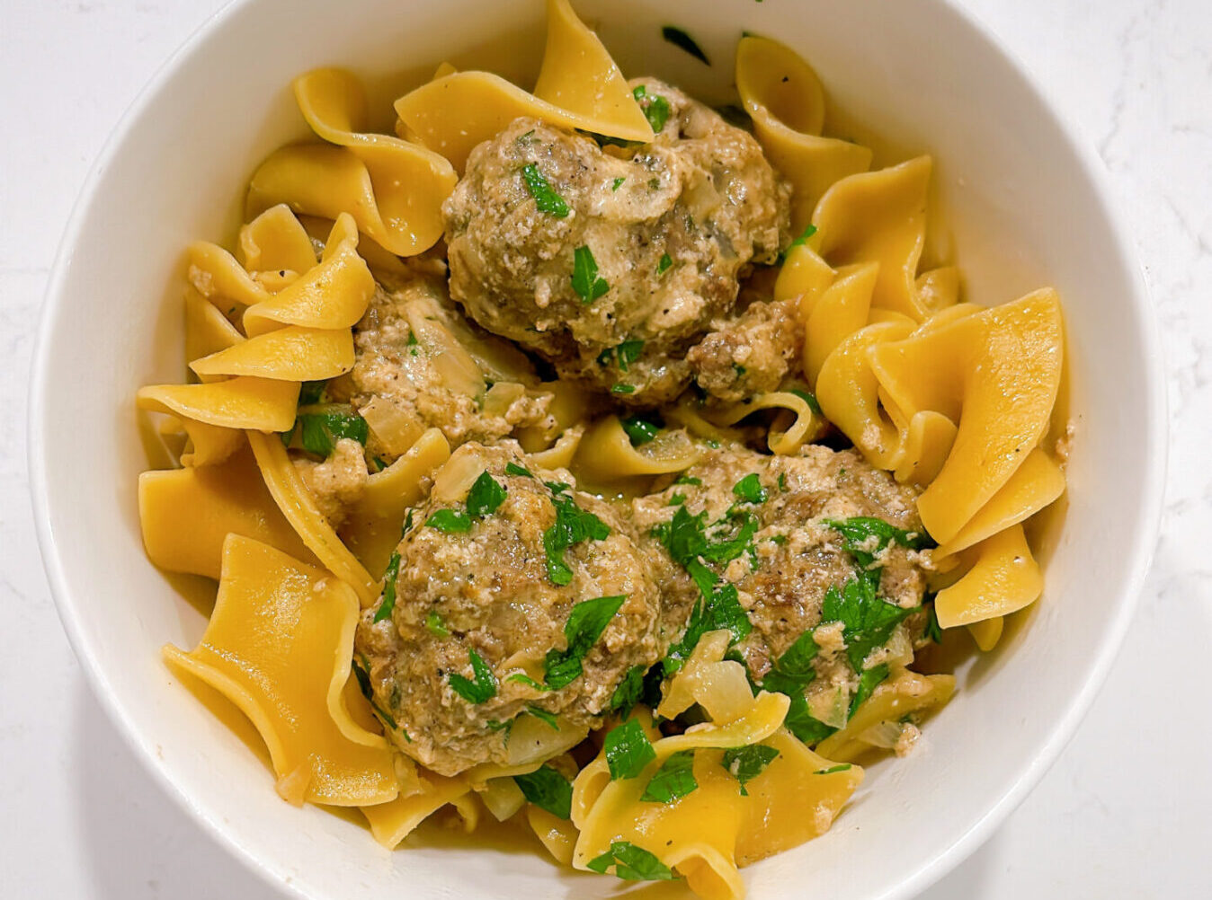 One-pot Swedish Meatball Pasta