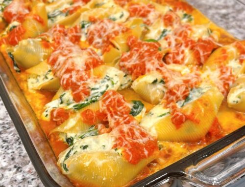 Spinach and Ricotta Stuffed Shells