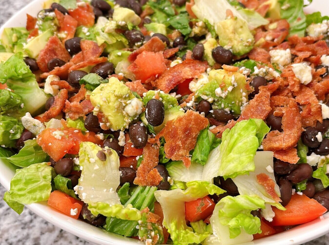 Bacon Blue Cheese Chopped Salad