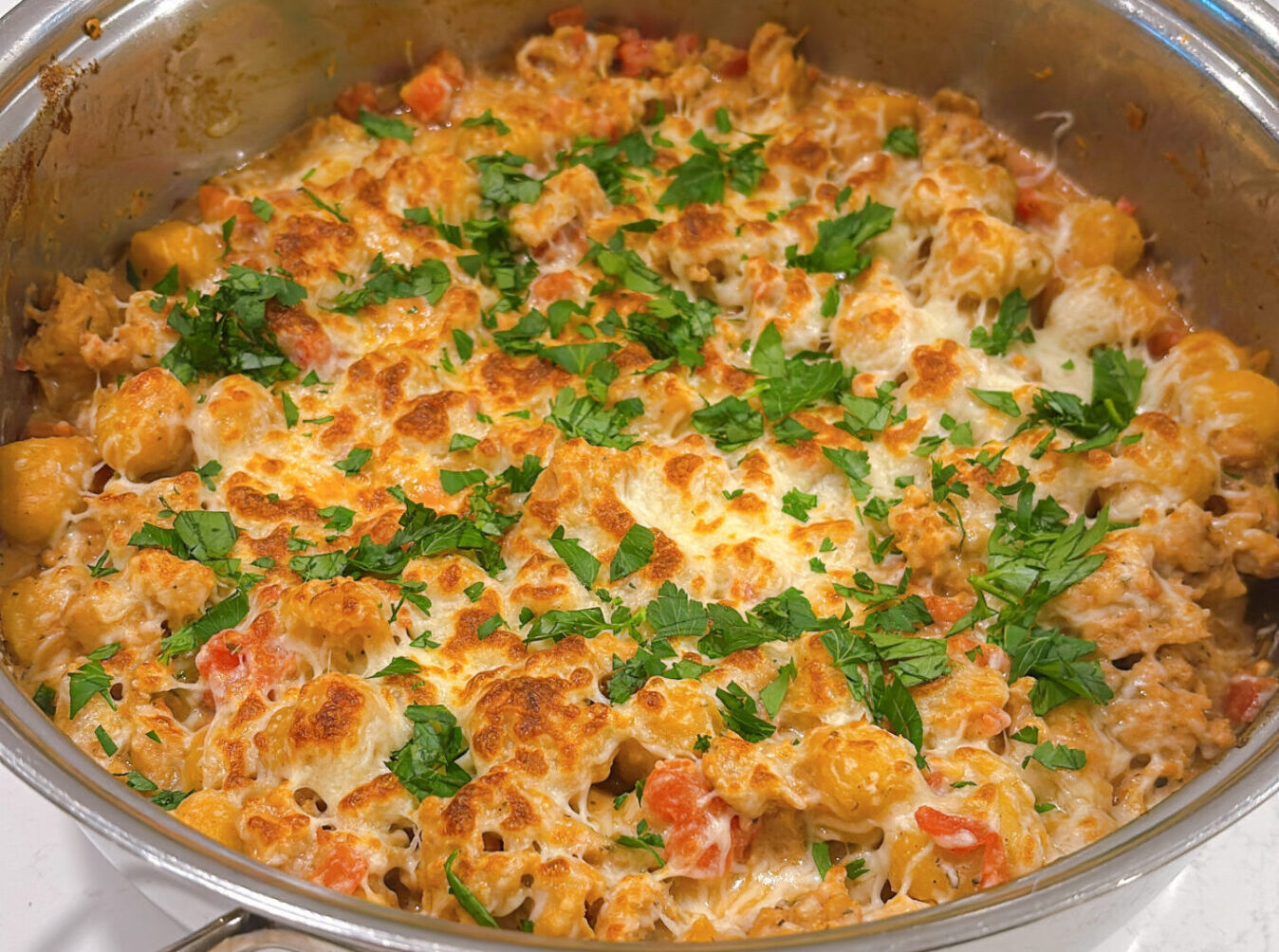 Cheesy Gnocchi and Sausage Skillet