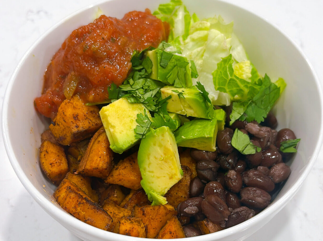 Chipotle Sweet Potato Burrito Bowls