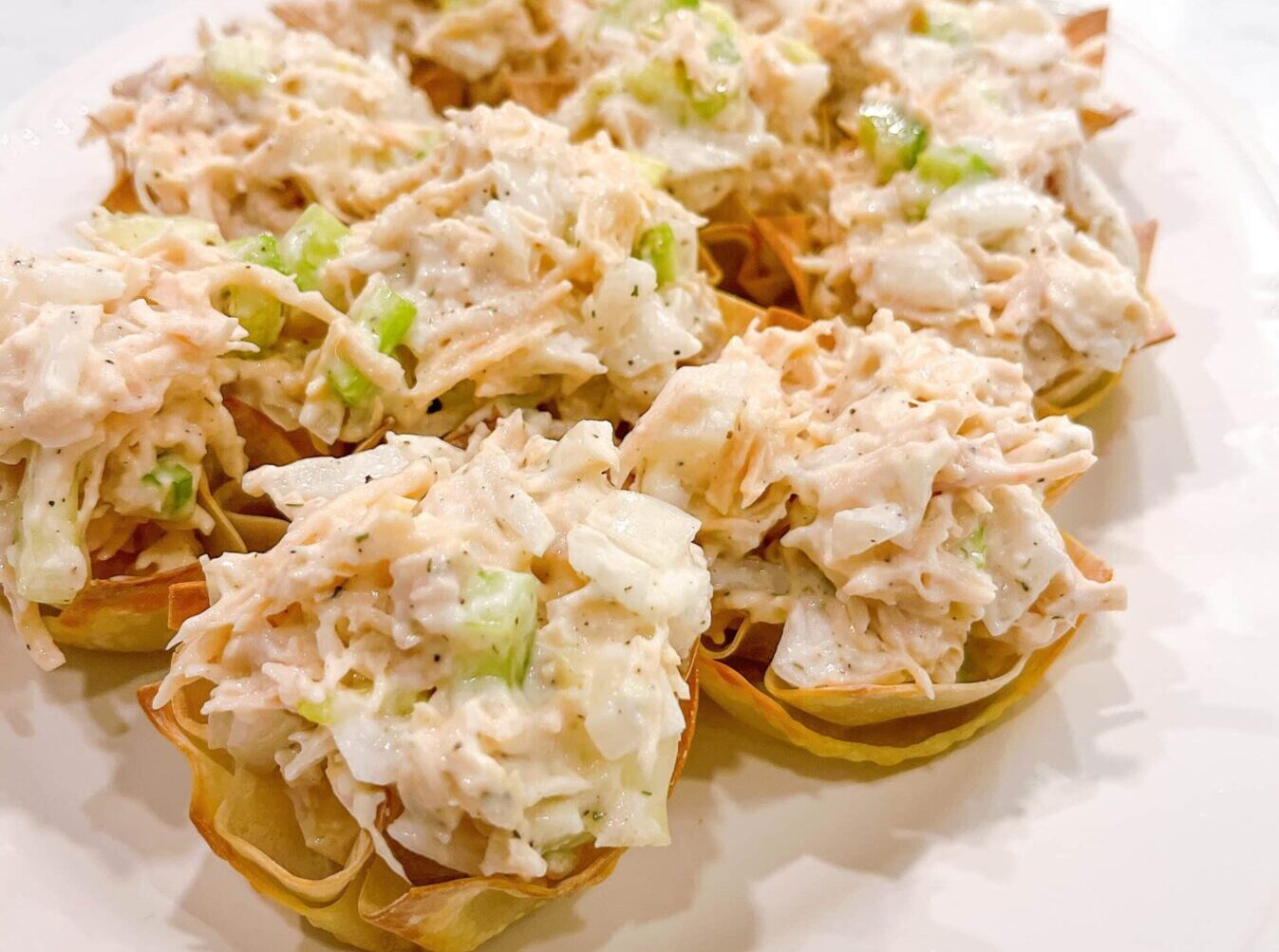 Chunky Chicken Salad Cups