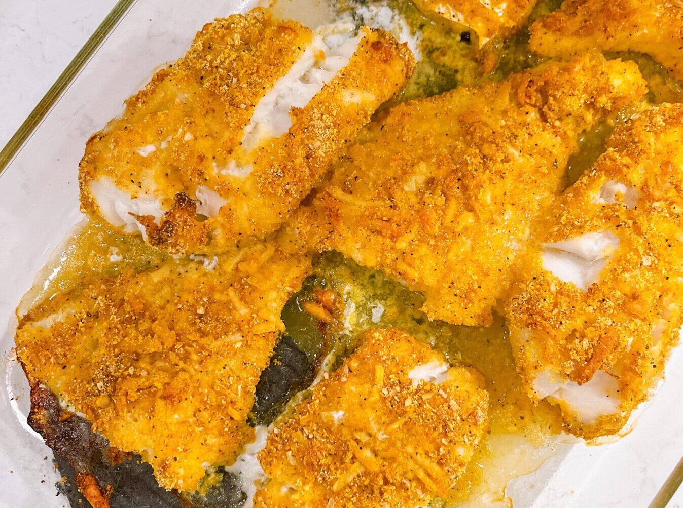 Delicious Oven Fried Cod
