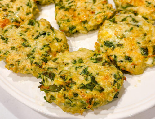 Feta and Spinach Chicken Patties