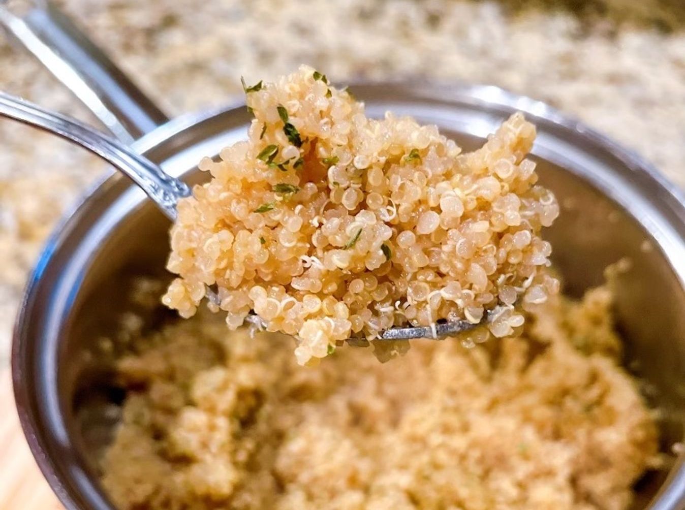 5-Ingredient Garlic Butter Quinoa