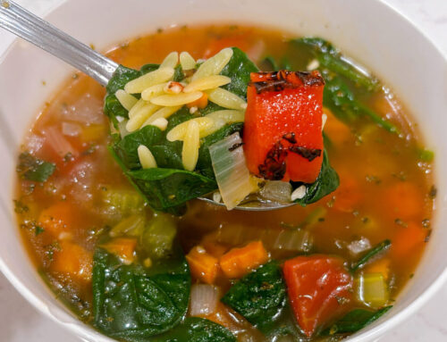 Italian Orzo Spinach Soup