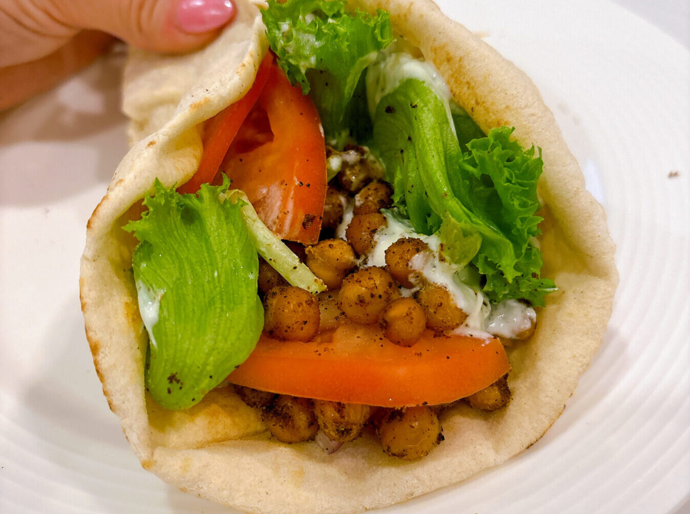 Roasted Chickpea Gyros