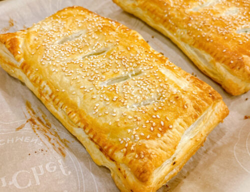 Spinach Puff Pastry Rolls with Feta & Ricotta