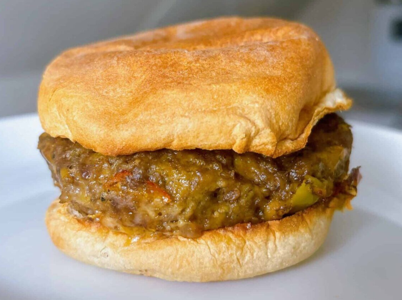 Jalapeño & Cheddar Stuffed Salsa Verde Burgers