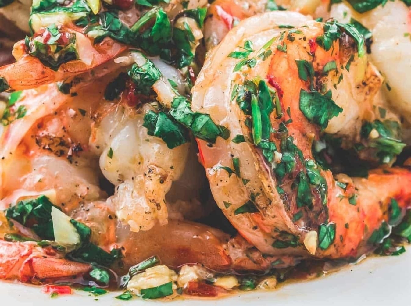 Grilled Shrimp Recipe with Roasted Garlic-Cilantro Sauce