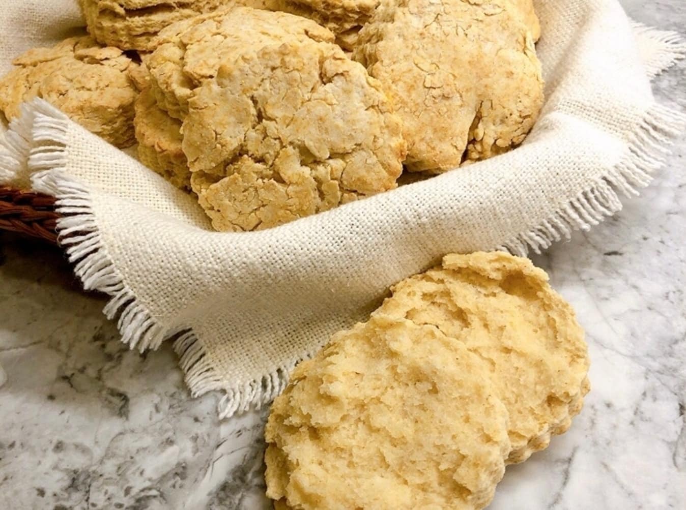 Corn Flour Biscuits with Maple Butter