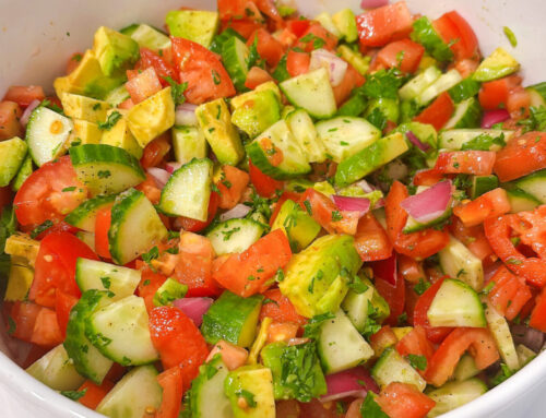 Cucumber, Tomato, And Avocado Salad