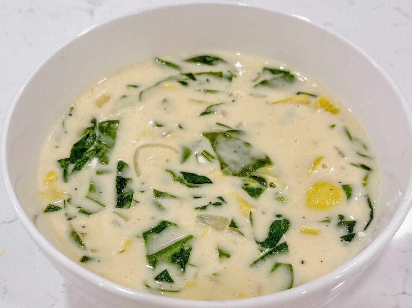 Creamy Spinach Artichoke Soup