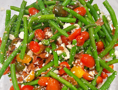 Fresh Green Bean Salad with Balsamic Dressing