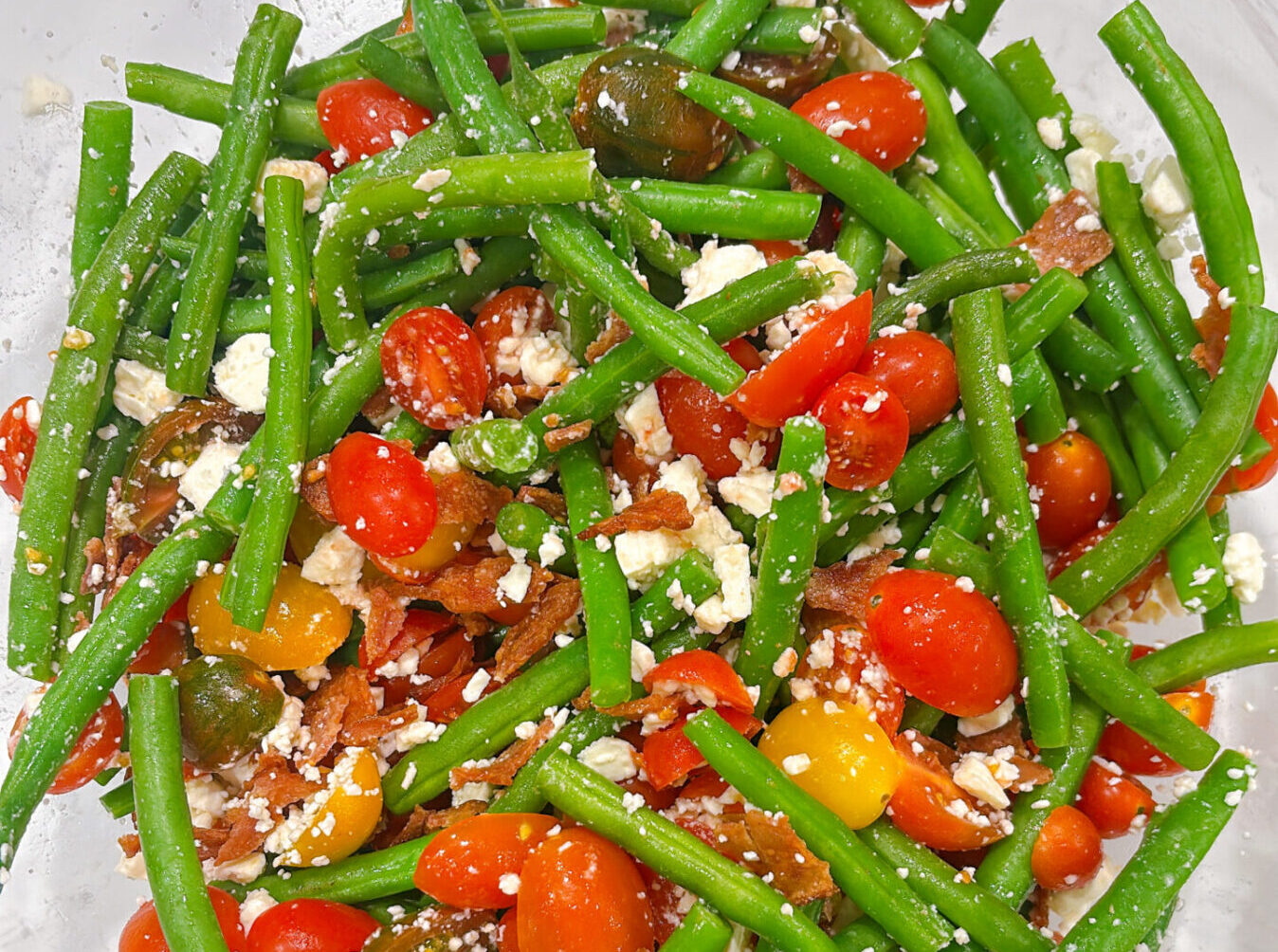 Fresh Green Bean Salad with Balsamic Dressing