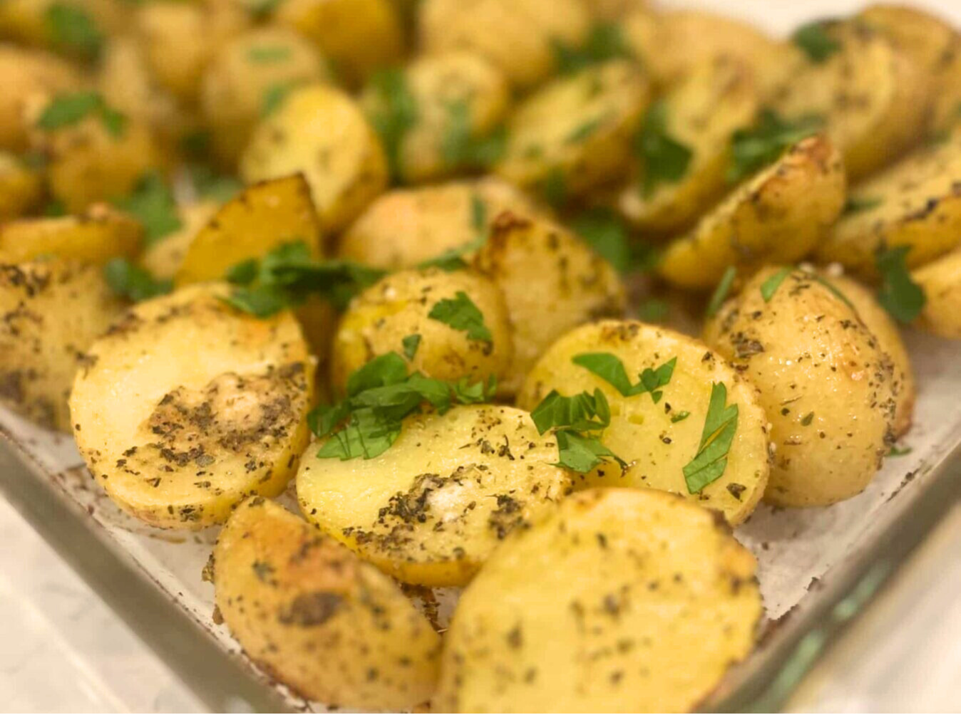 Parmesan and Herb Roasted Potatoes