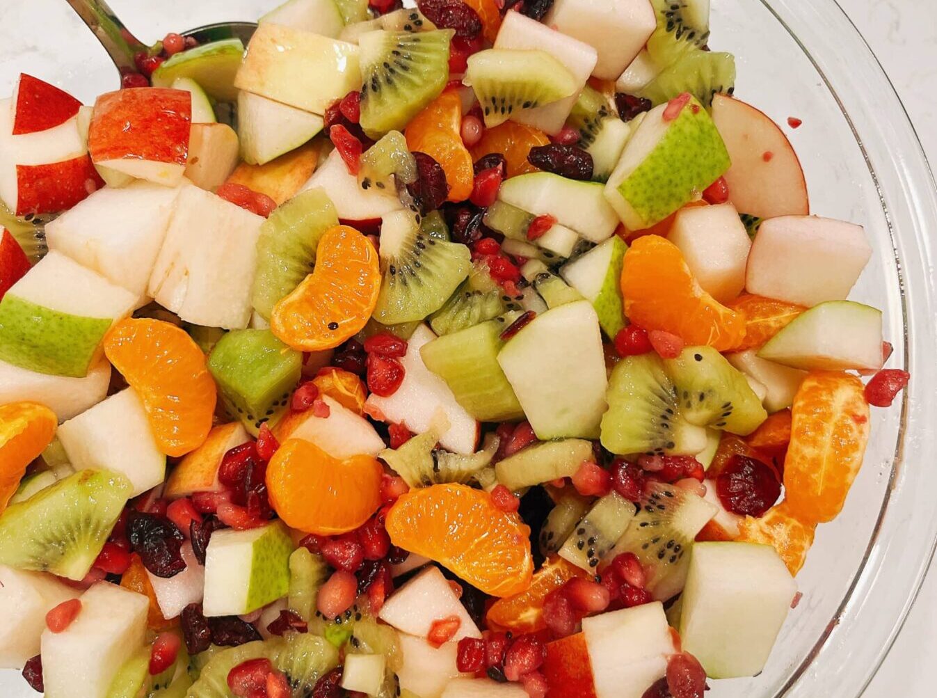 Winter Fruit Salad with Maple-Lime Dressing