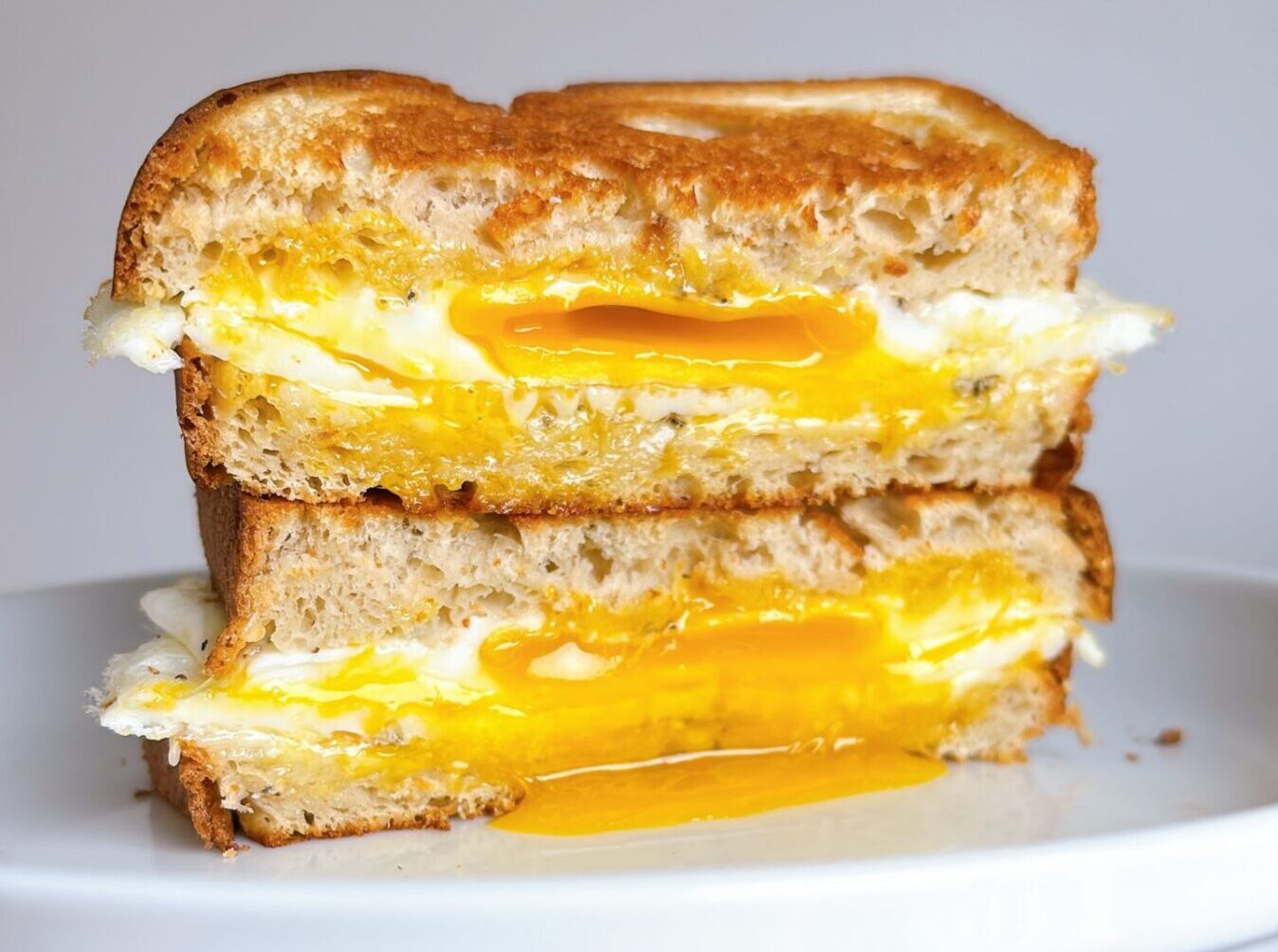 Fried Egg Grilled Cheese Sandwich