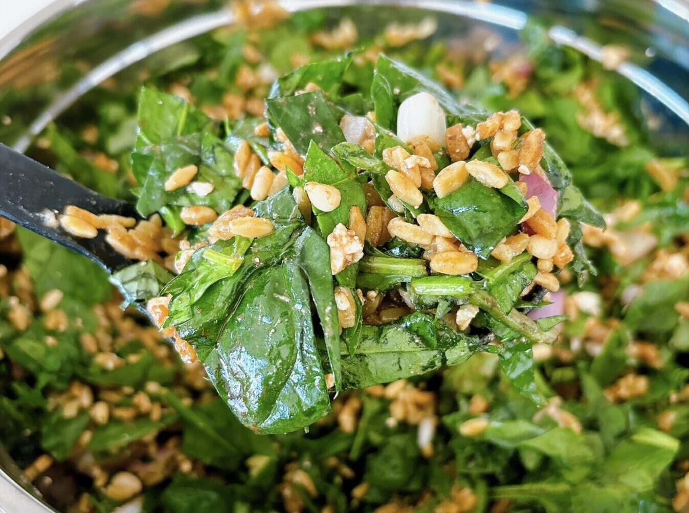 Spinach, Feta, and Orzo Salad