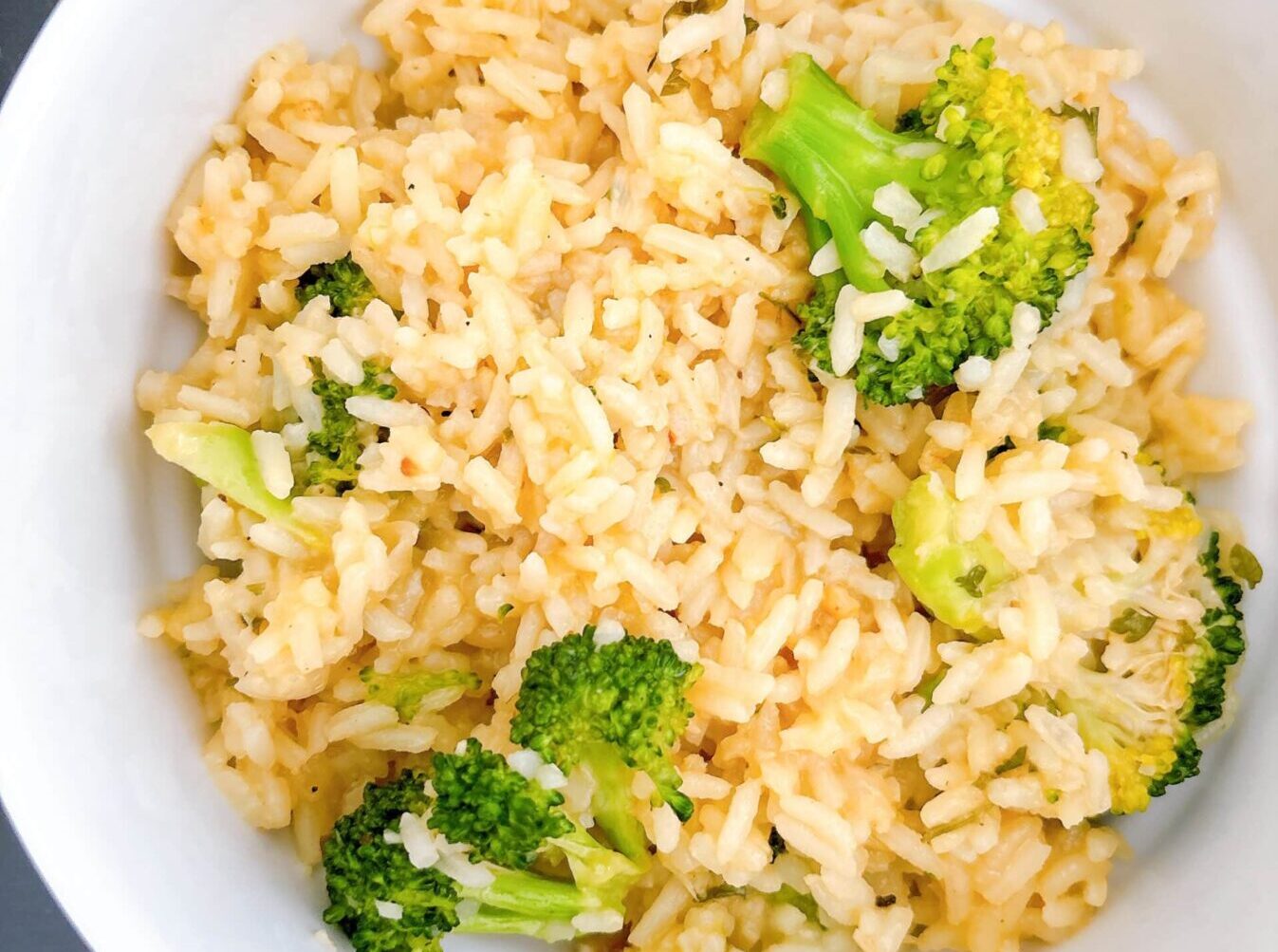 Broccoli Cheddar Rice