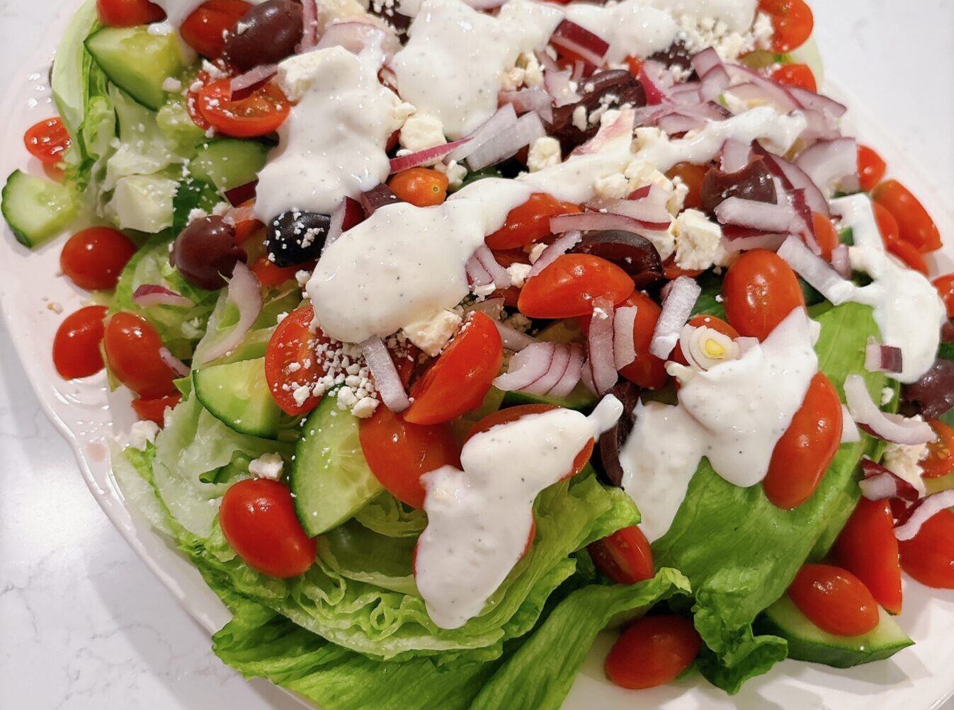 Mediterranean Wedge Salad