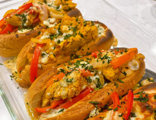 Baked Buffalo Chicken Subs