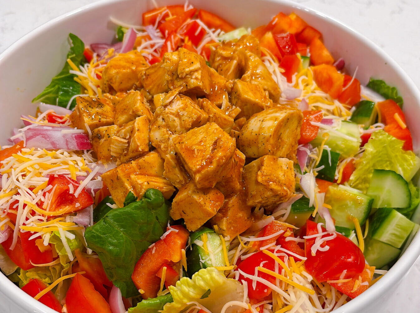 Honey Hot Chicken Salad