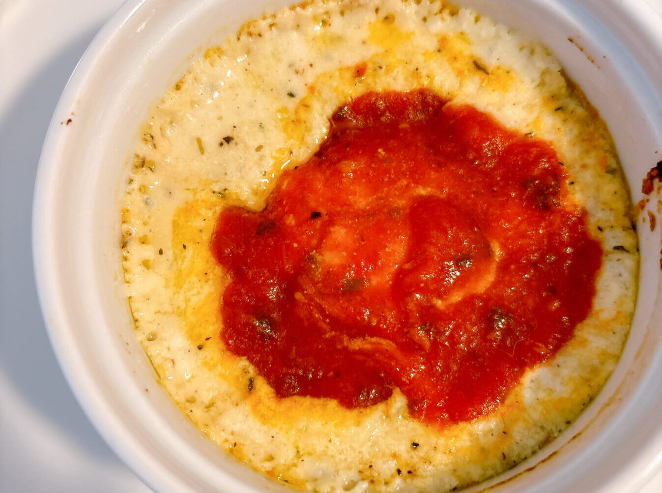 Single Serve Baked Ricotta