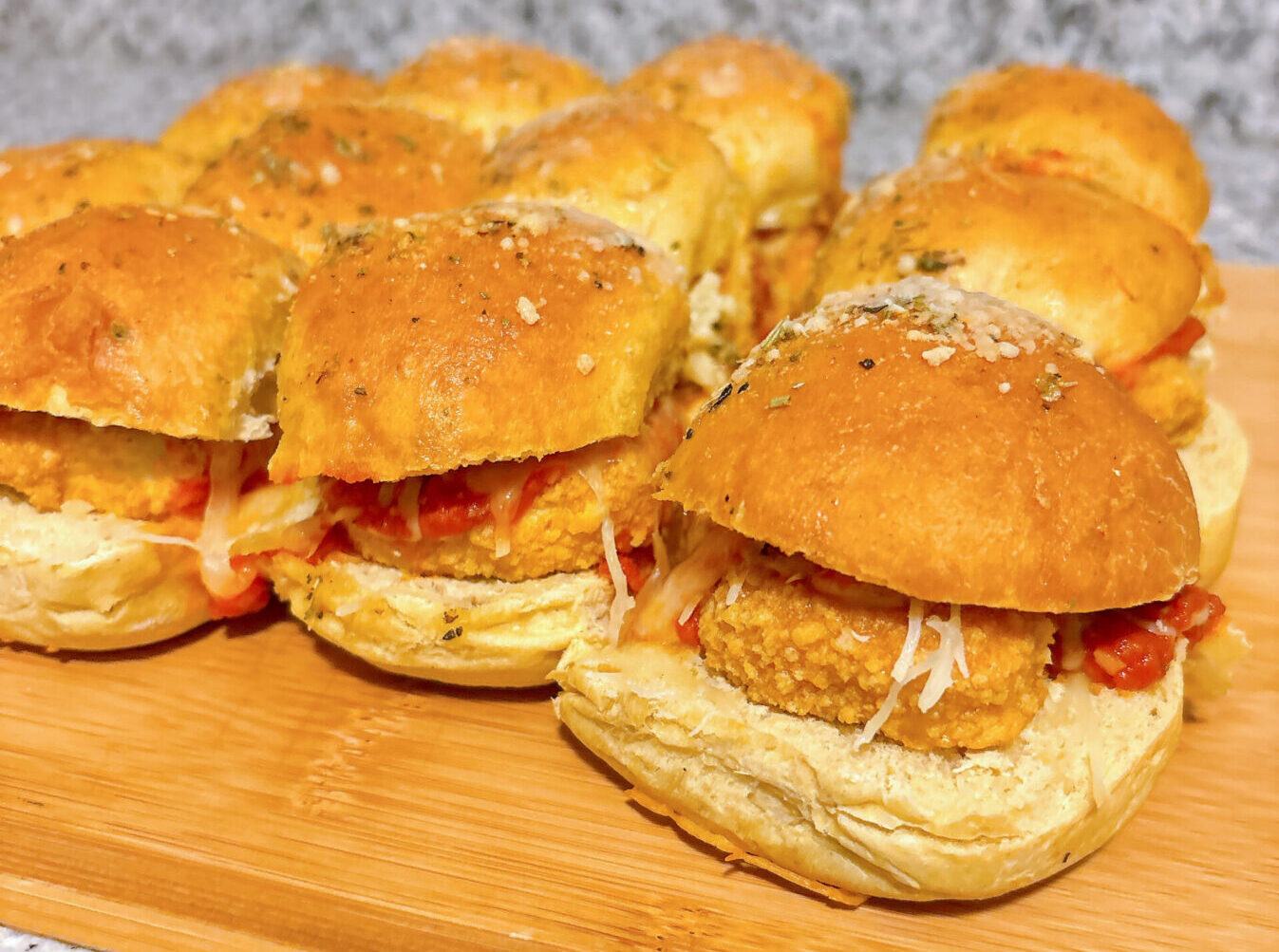 Easy Chicken Parmesan Sliders