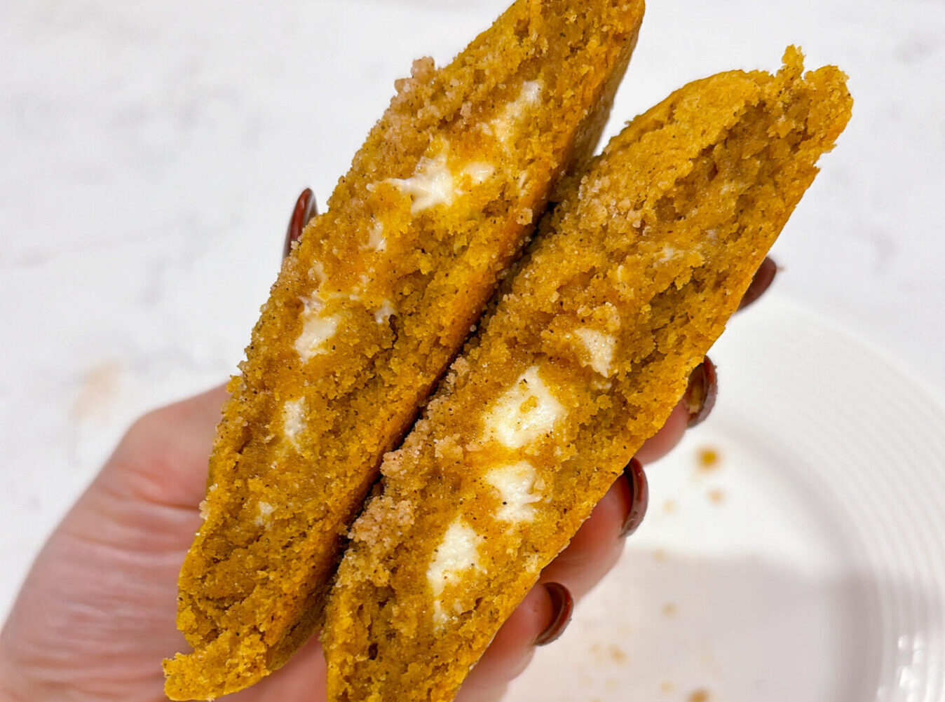 Pumpkin Cheesecake Cookies