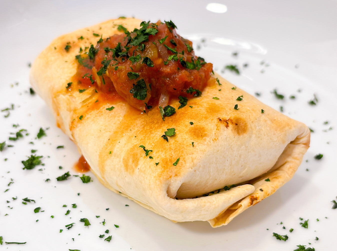 Creamy Chicken Chimichanga