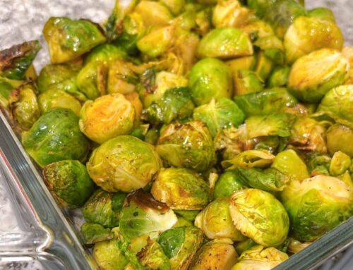 Balsamic Glazed Roasted Brussel Sprouts