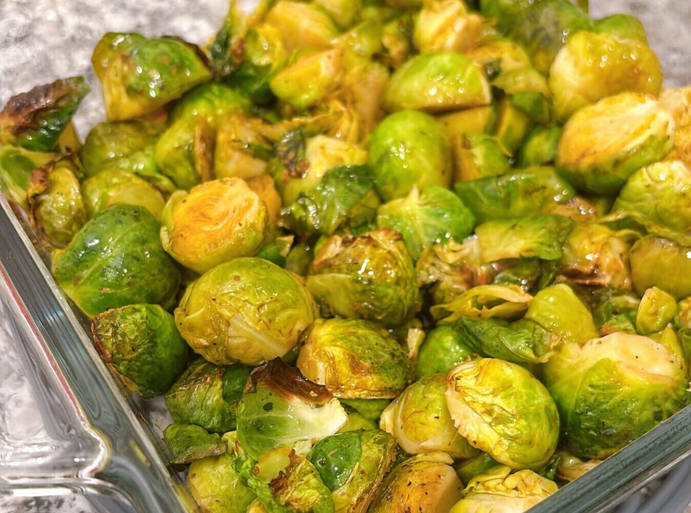 Balsamic Glazed Roasted Brussel Sprouts