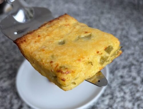 Green Chile Cheese Squares