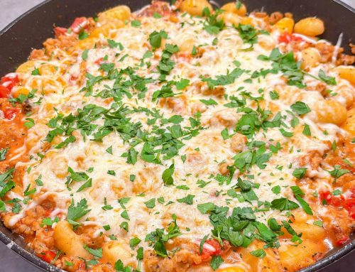 Cheesy Gnocchi and Sausage Skillet