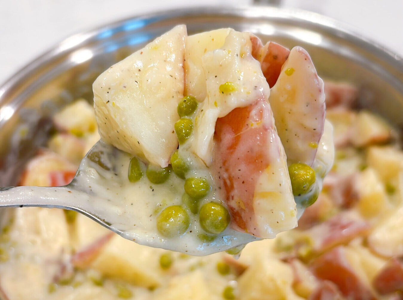 Creamed Peas and Potatoes