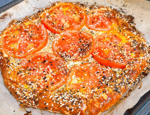 “Everything Bagel” Tomato Tart