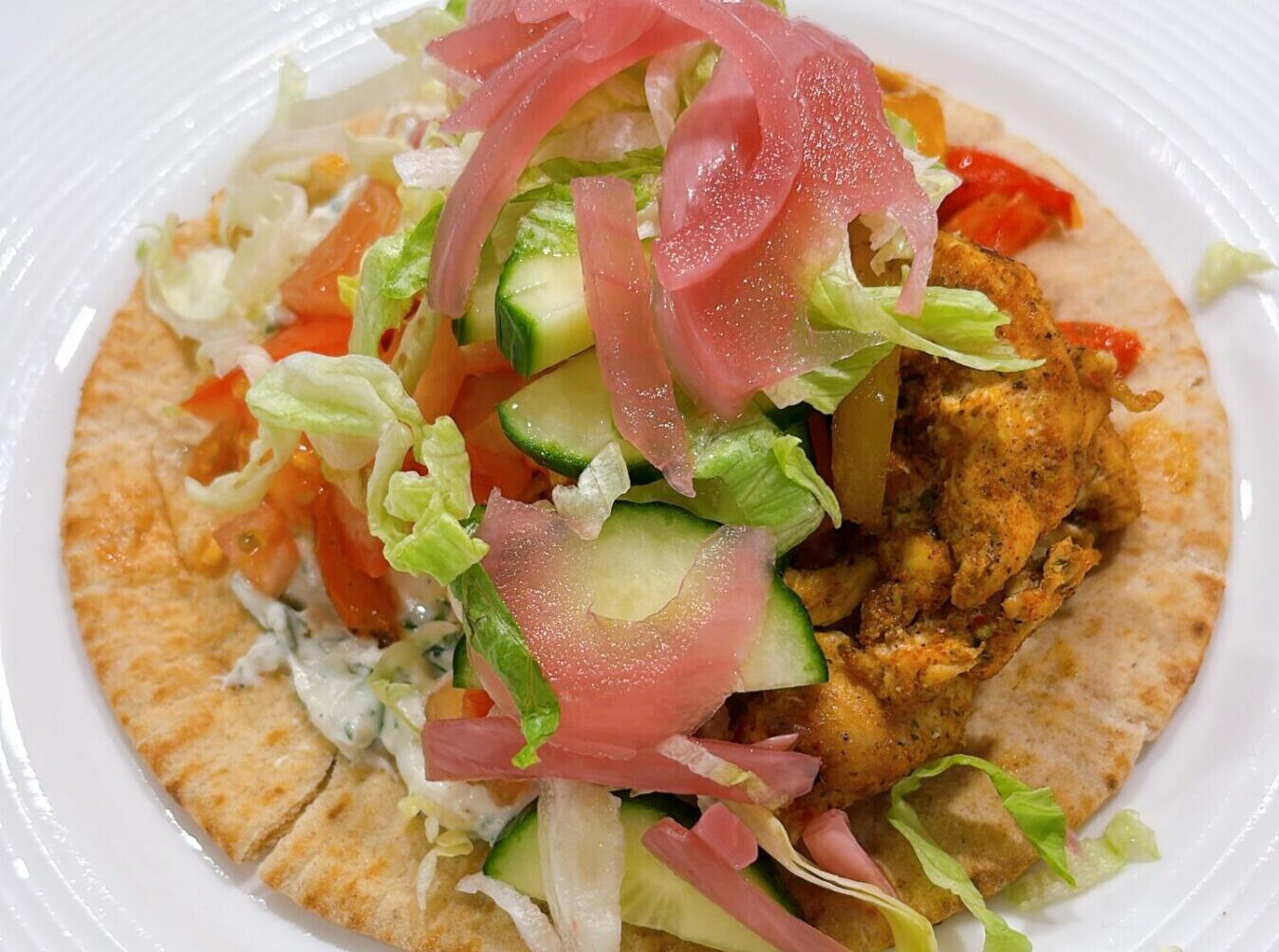 Sheet Pan Chicken Pitas with Herby Ranch