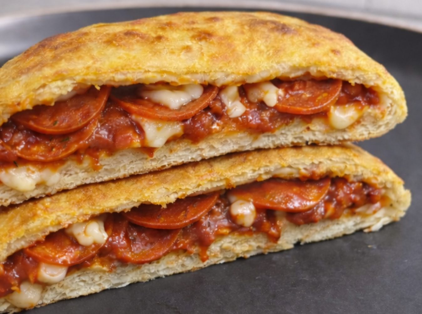Easy Pepperoni Calzone