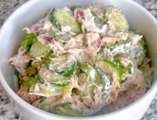 High Protein Cucumber Tuna Salad
