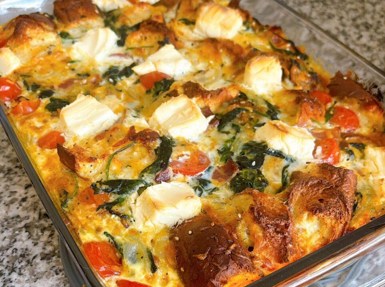 The Best Everything Bagel Casserole