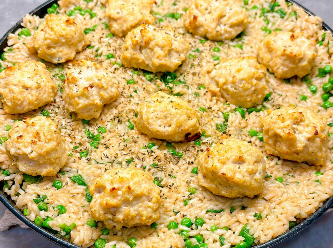 Meatballs and Rice