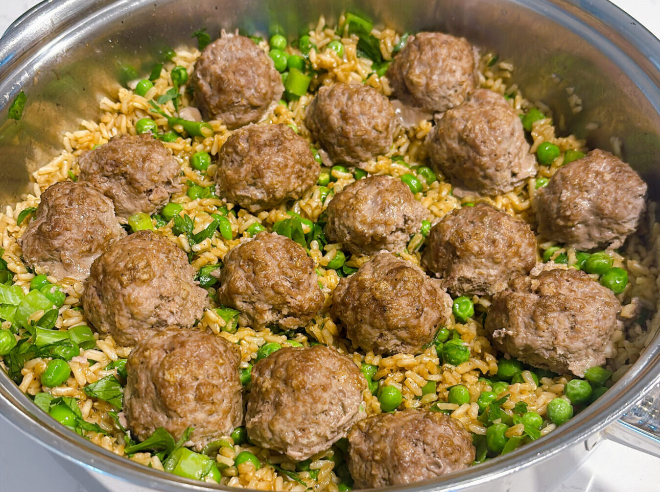 Meatballs and Rice