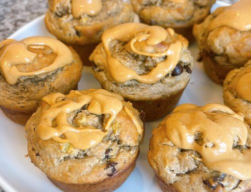 Peanut Butter Banana Muffins
