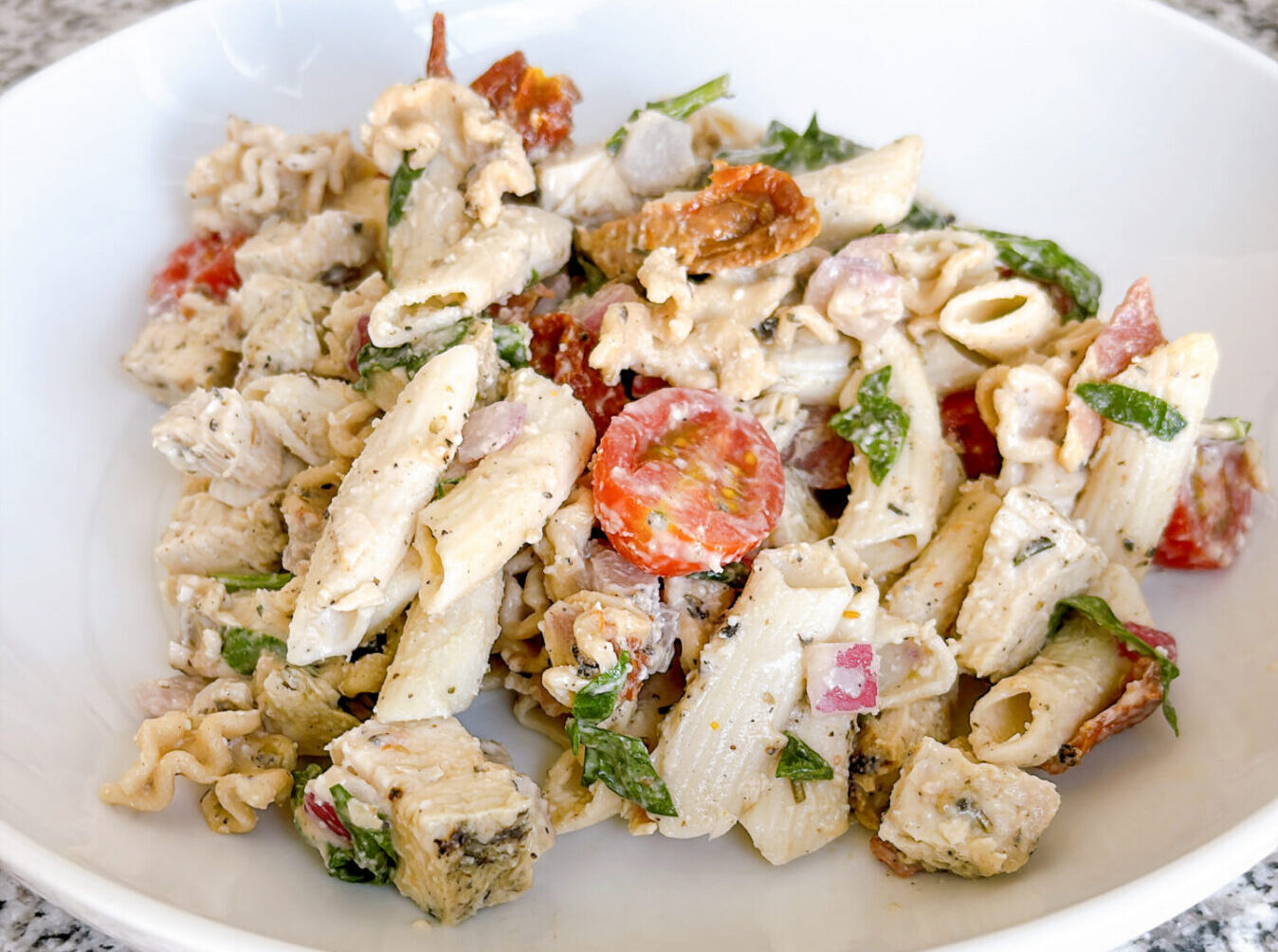 Marry Me Chicken Pasta Salad
