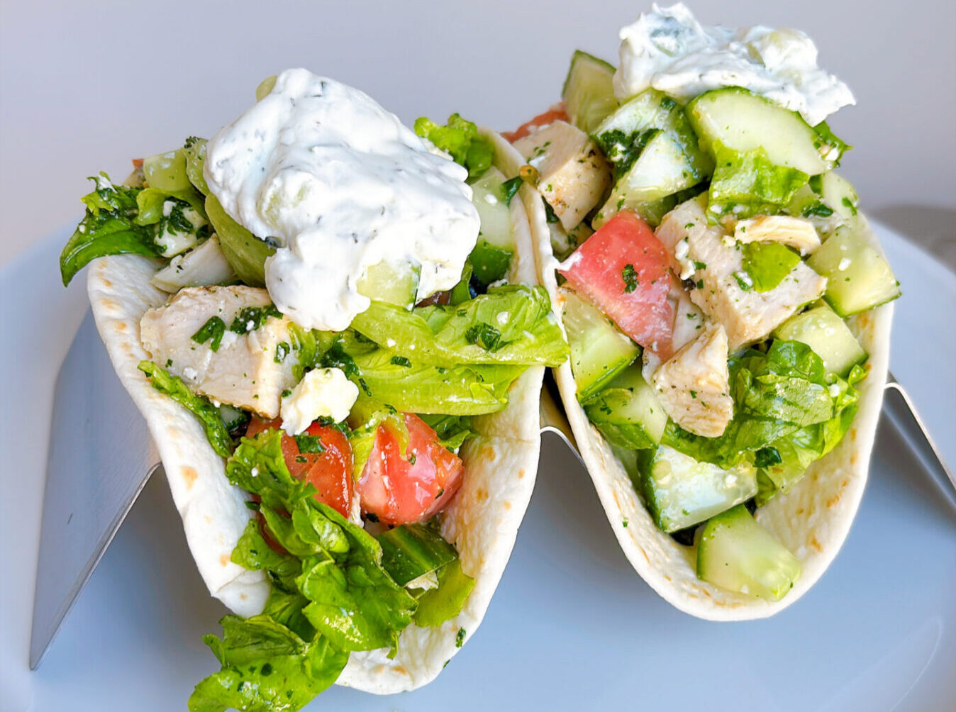 Greek Salad Tacos